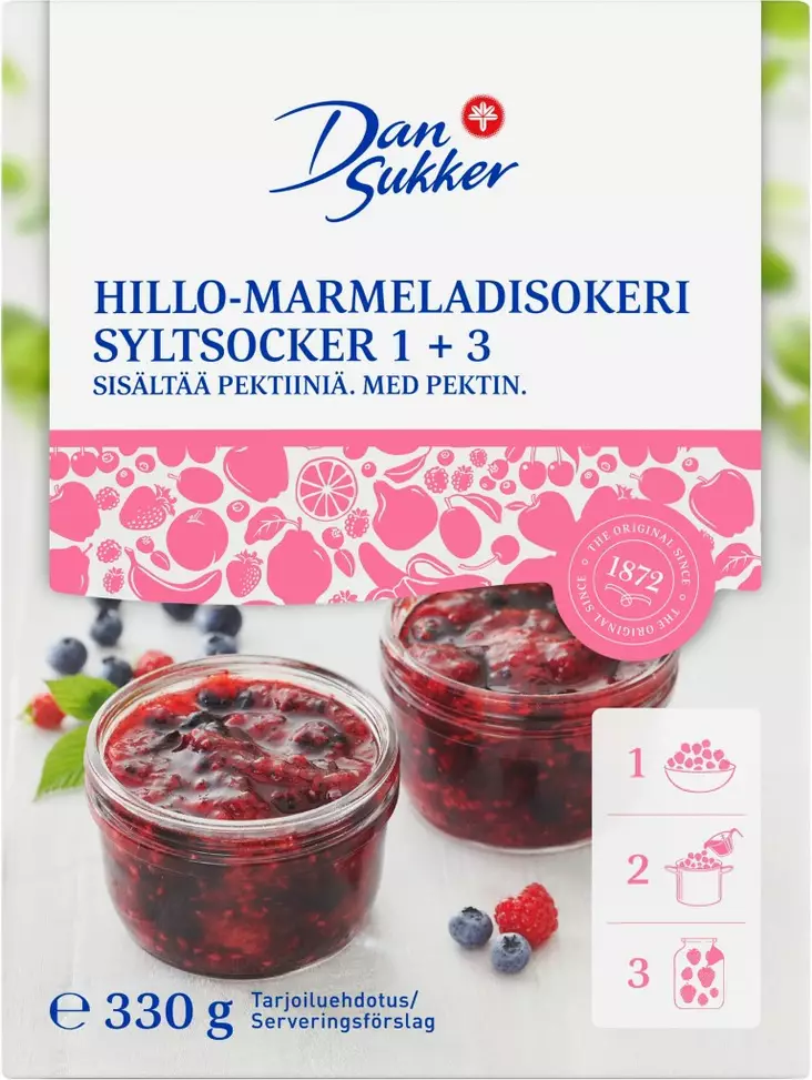 DAN SUKKER HILLO-MARMELADISOKERI - Elintarvikkeet - 7310340471105 - 1