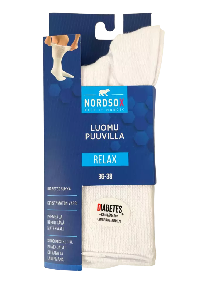 Nordsox diabetessukka 39-41 - Naisten sukat ja sukkahousut - 6438159060615 - 1