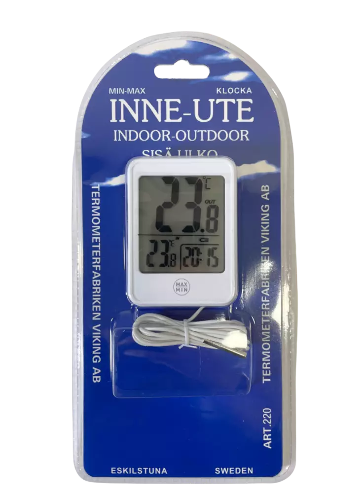 Digtaali lämpömittari sisä/ulko - Lämpömittarit - 7316040002205 - 1