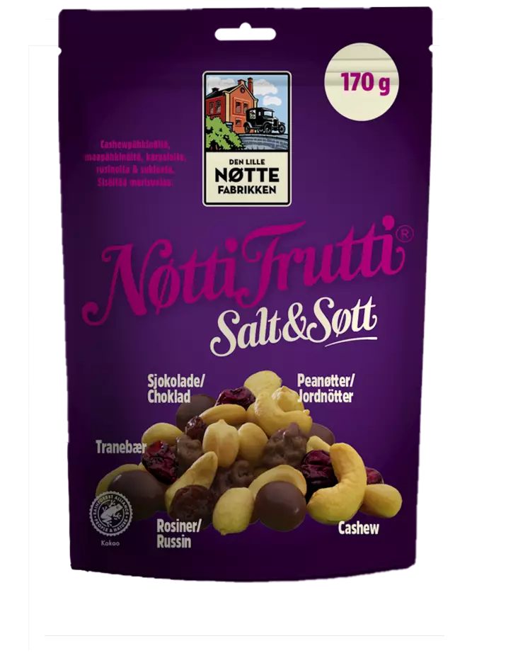 DLN pähkinä-hedelmäsekoitus 170g - Sipsit, snacksit ja pähkinät - 7041111139985 - 1