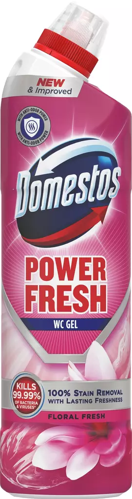 Domestos power fresh wc-puhdistusaine fl - Kodin pesuaineet - 8720182431295 - 1