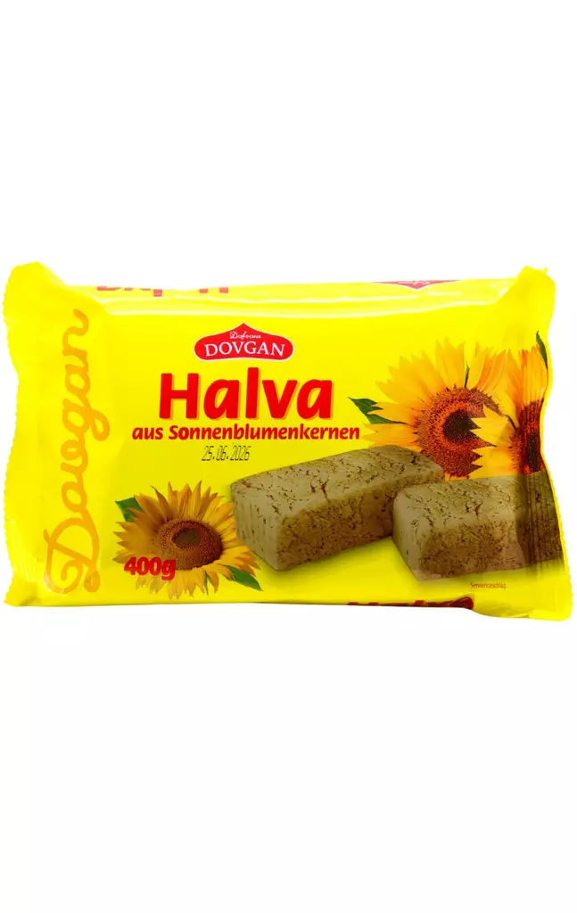 DOVGAN AURINGONKUKKAHALVA 400G - Pähkinät ja kuivatut hedelmät - 4840064000105 - 1