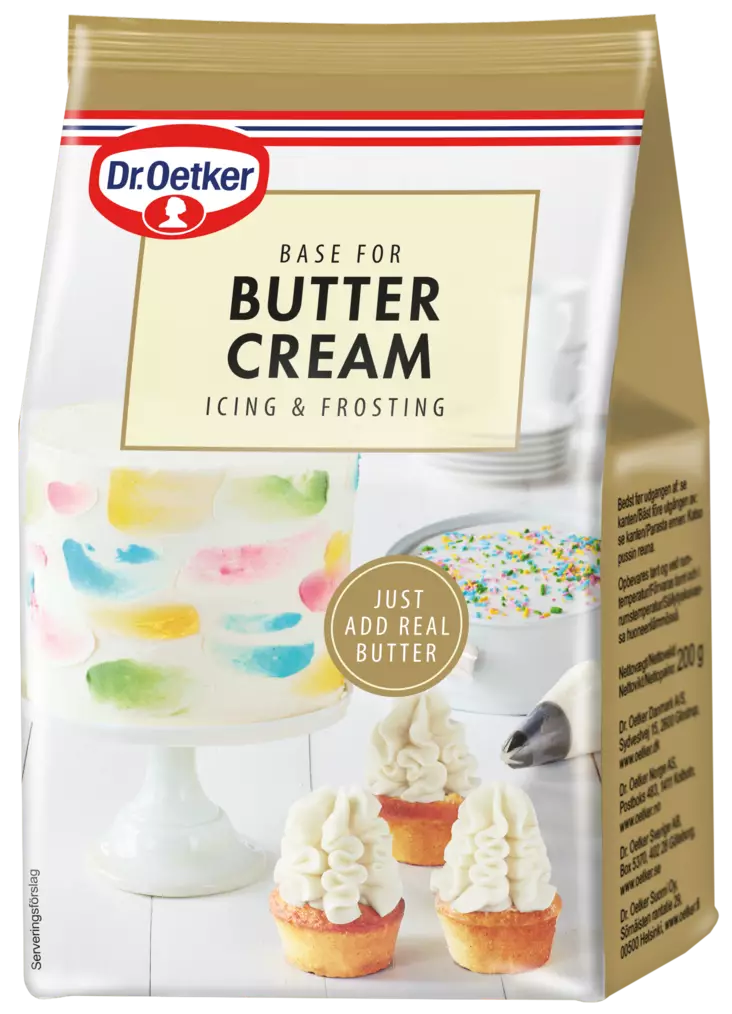DR.Oetker Butter cream 230g - Kuivaruoka-aineet, keitot ja kastikkeet - 5701073061305 - 1