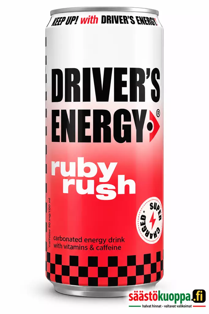Driver`s energy ruby rush 250ml - Energiajuomat - 6430038530325 - 1