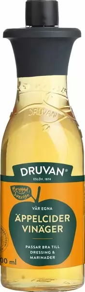 Druvan omenaviinietikka 300ml - Ruokaöljyt, maustaminen ja makeutus - 7310155507495 - 1