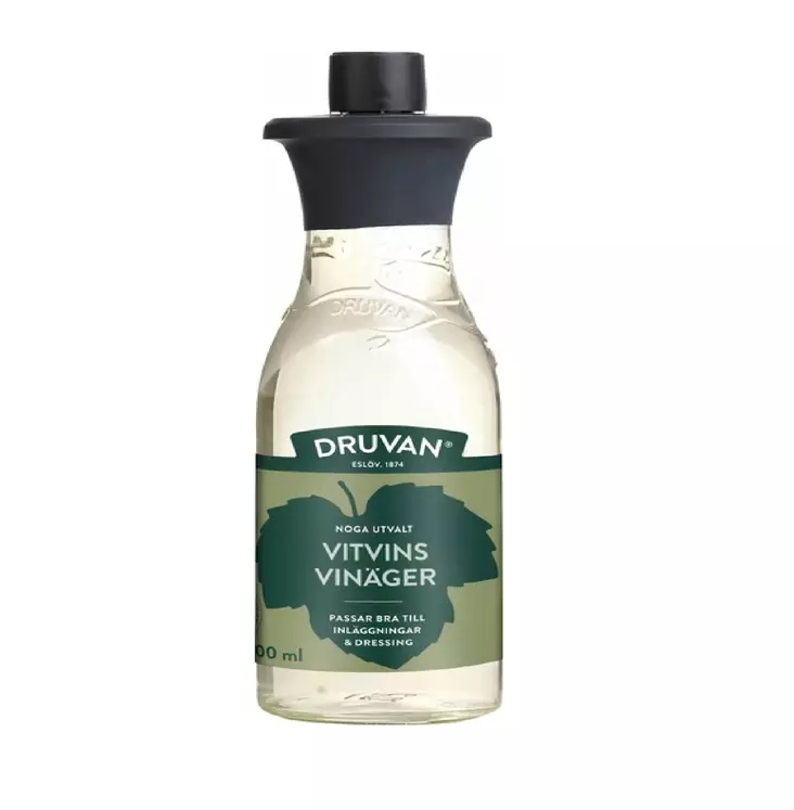 Druvan valkoviinietikka 300ml - Etikat - 7310155506405 - 1