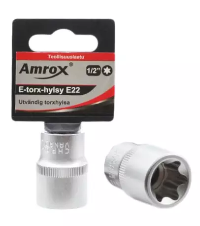 E-torx hylsy 1/2" E18 - 1/2 Hylsyt - 6420286907925 - 1
