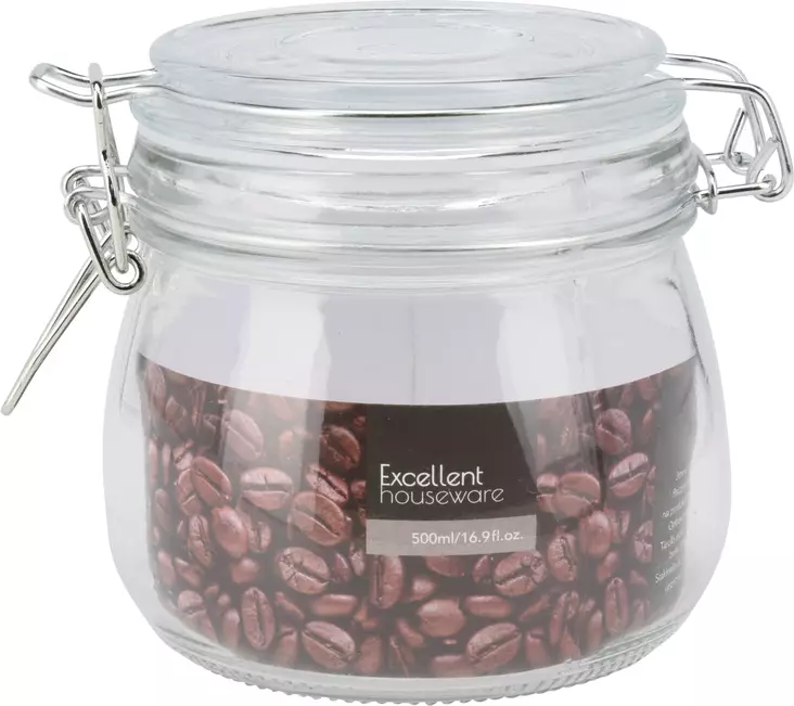 Lasipurkki 500ml - Lasipullot ja -purkit - 8719987106255 - 1