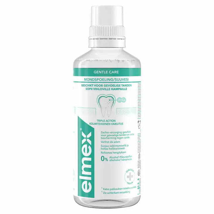 Elmex Gentle care suuvesi 400ml - Suunhoitotarvikkeet & suuvedet - 8718951713765 - 1