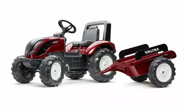 FALK Valtra polkutraktori ja peräkärry - Leikkiautot ja kauko-ohjattavat autot - 3016204000125 - 1