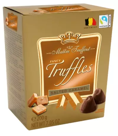 Fancy gold truffles salted caramel 200g - Suklaat - 9002859121975 - 1