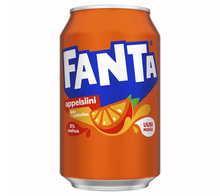 Fanta Appelsiini 0,33l/tölkki - Virvoitusjuomat ja mixerit - 6415600549585 - 1