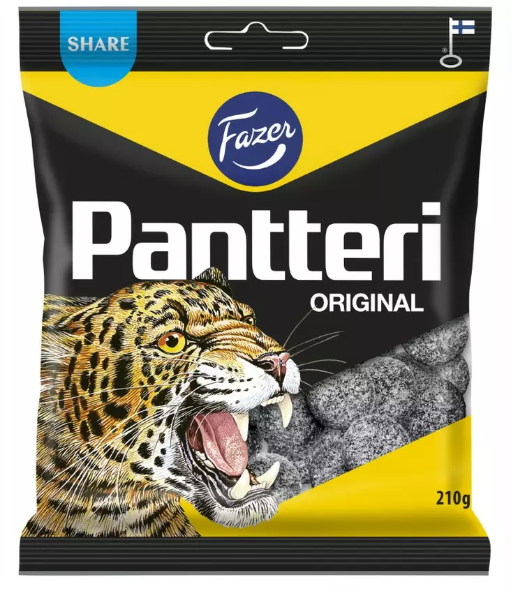 Fazer Pantteri original 210g - Makeiset - 6416453051355 - 1