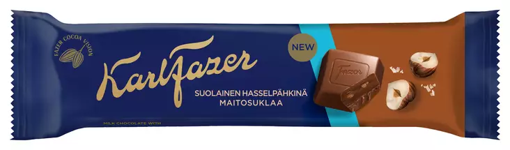 Fazer Suolainen hasselpähkinämaitosuklaa - Makeiset - 6416453020405 - 1