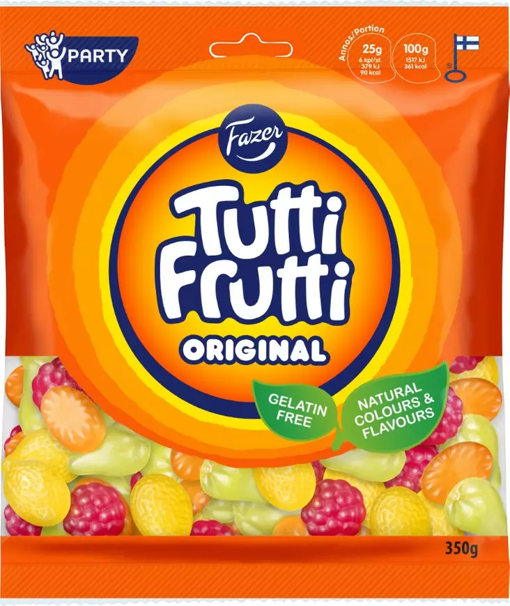 Fazer Tuttu Frutti 350g - Karkit - 6416453038295 - 1