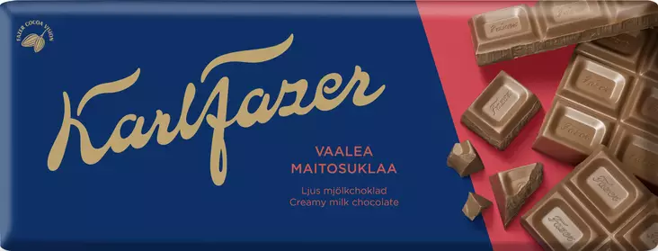 Fazer vaalea maitosuklaalevy 180g - Suklaat - 6416453095045 - 1