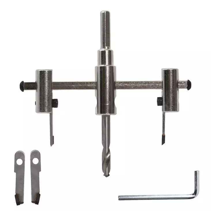 Finbullet Levyleikkuri 30-120 mm säädettävä malli - Reikäsahat - 6430017701425 - 1