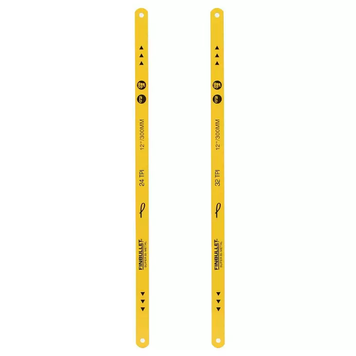 Finbullet Rautasahanterä 2kpl 24&32 tpi 300 mm / 12 "bi-metal - Sahanterät - 6438152001035 - 1