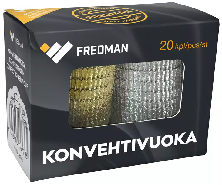 Fredman konvehtivuoka 20 kpl/pkt - Keittiön paperit ja tarvikkeet - 6418400067785 - 1