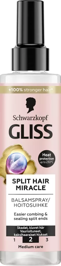 Gliss Split Hair Miracle hoitosuihke 200ml - Hiustenhoitoaineet - 7332531119085 - 1