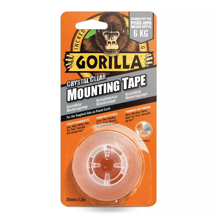 Gorilla HD Mounting Tape - Teipit - 5704947004255 - 1