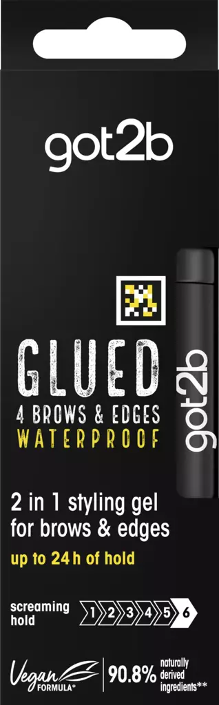 Got2b glued 4 brows&edges muotoilugeeli - Muotoilugeelit ja -vahat - 7332531124515 - 1