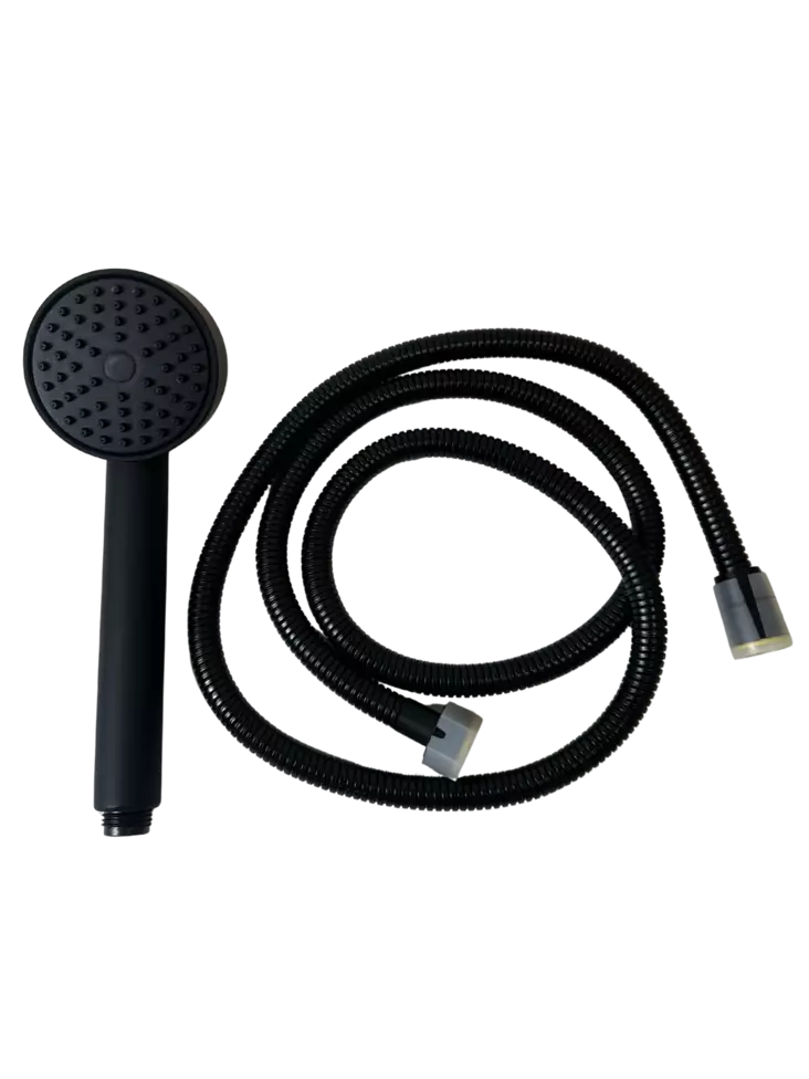 Grana suihkukahva + letku 1,5m musta - Bideesuihkut ja käsisuihkut - 6430025630175 - 1