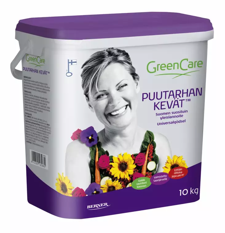 Greencare puutarhan kevät 10kg - Puutarhalannoitteet - 6414505165685 - 1