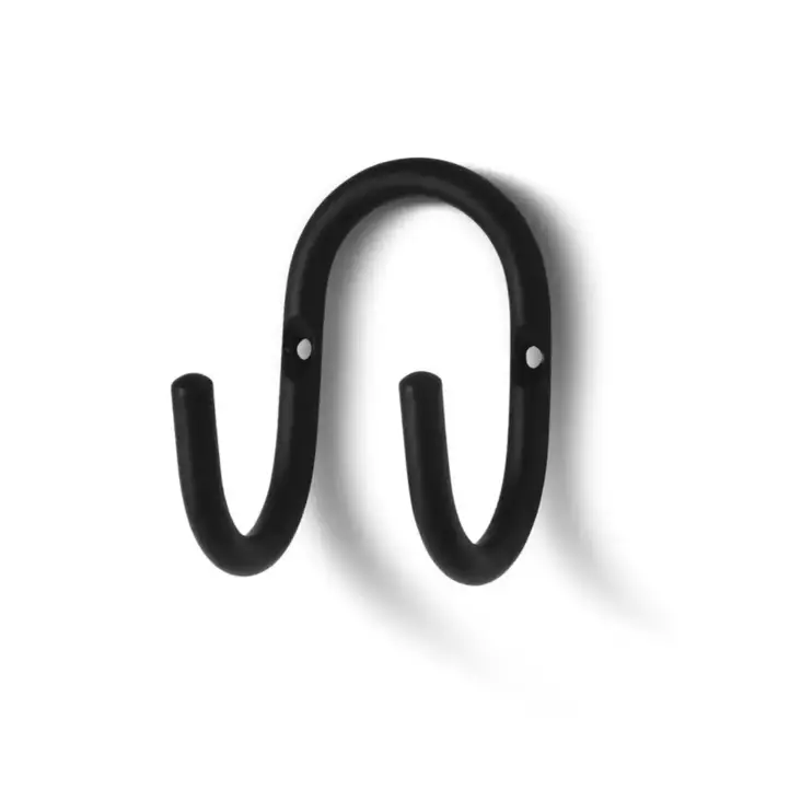 Habo kaksoiskoukku saturn 85mm musta - Koukut ja naulakot - 7317900302305 - 1