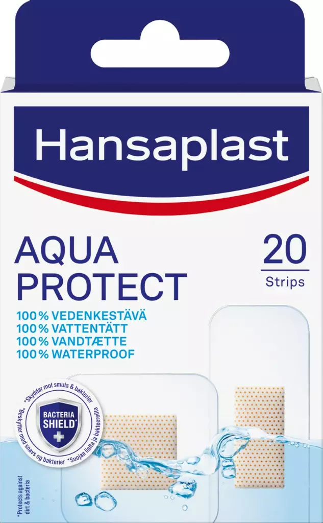 Hansaplast Aqua Protect 20 kpl - Desifiointi ja laastarit - 4005800431265 - 1