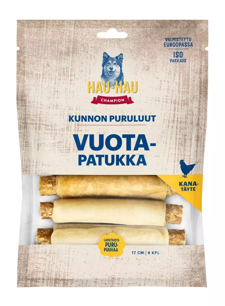 HHC Vuotapatukka kana 17cm 450g - Koiran luut - 6438554002135 - 1