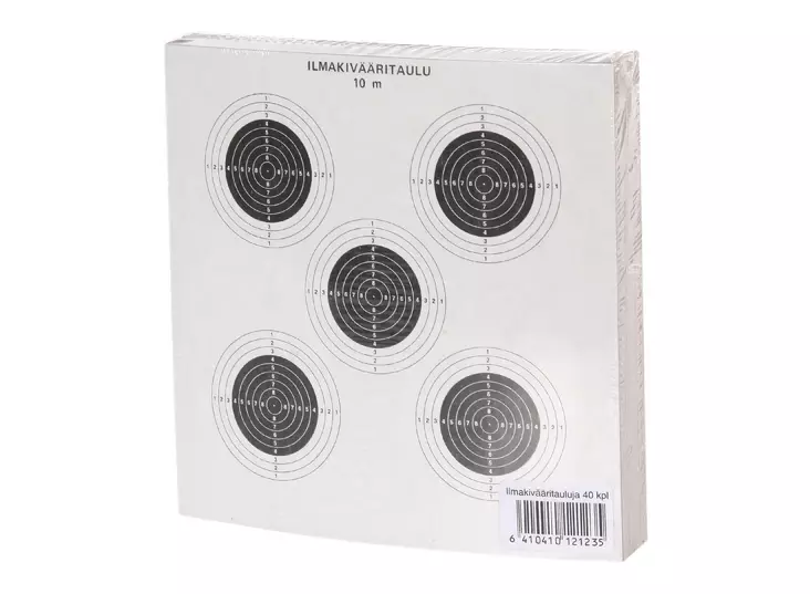 Ilmakkotaulu virallinen 40kpl kotim. - Aseet ja maalitaulut - 6410410121235 - 2