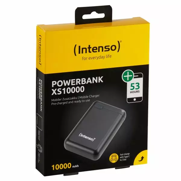 Intenso XS10000-varavirtalähde musta - Puhelintarvikkeet ja laturit - 4034303028375 - 1