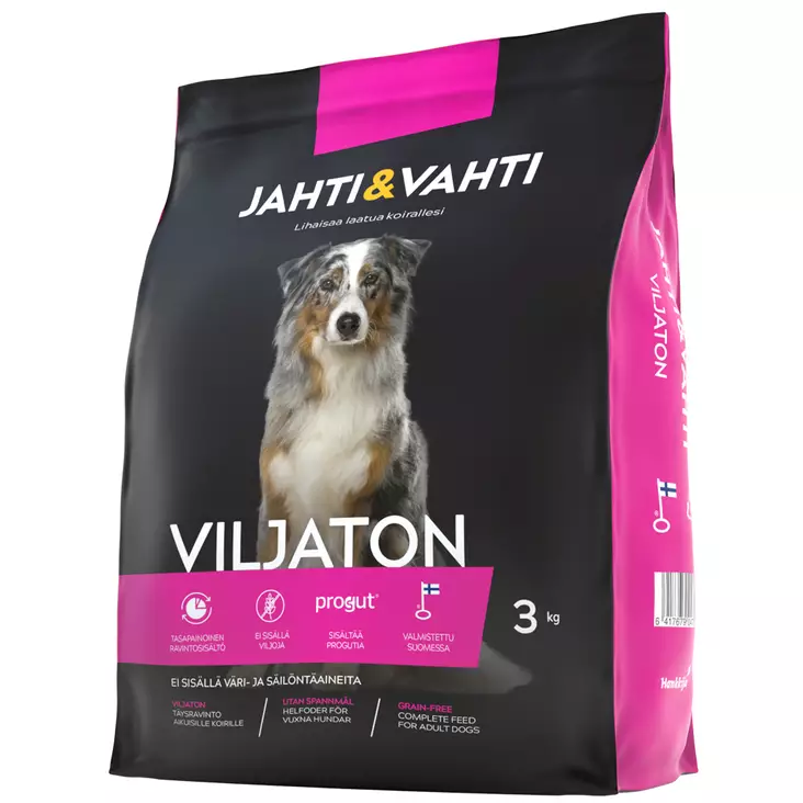 Jahti&Vahti Viljaton 3kg - Koiran kuivaruoat - 6417679047795 - 1