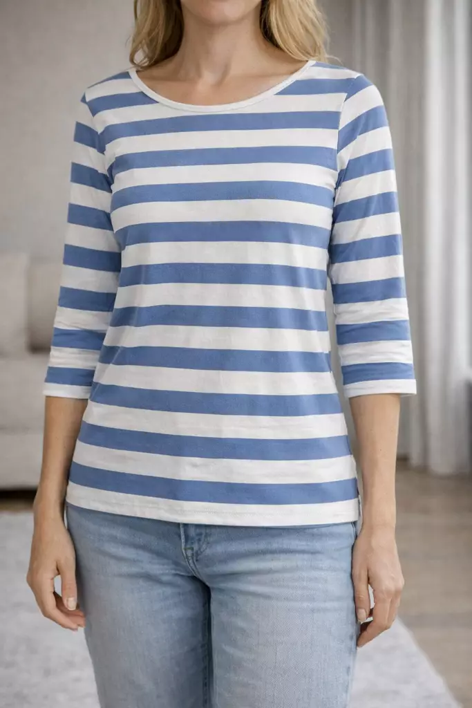 Jensen trikoopaita 3/4 hiha - Naisten paidat ja puserot - 571324236952 - 1