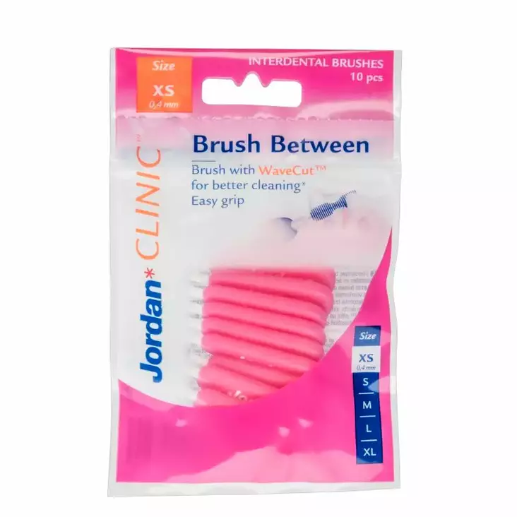 Jordan hammasväliharja Brush Between XS - Suunhoitotarvikkeet & suuvedet - 7046110065945 - 1