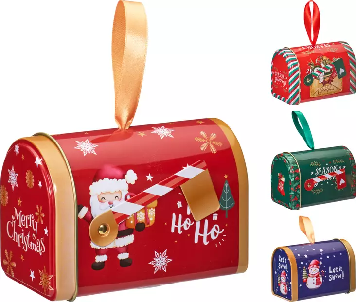 Jouluinen säilytysrasia postilaatikko - Joulukoristeet - 8721037600675 - 1