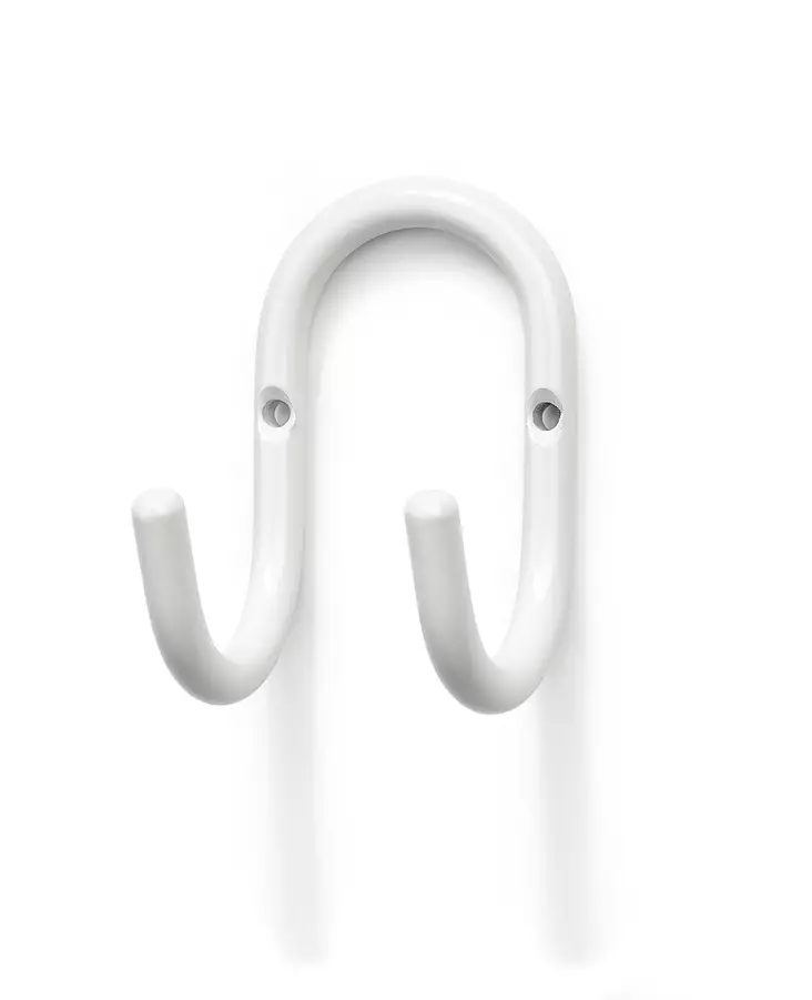 Kaksoiskoukku Saturn valkoinen - Koukut ja naulakot - 7317900182495 - 1