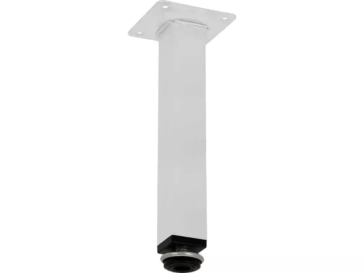 Kalustejalka laipalla 100mm valkoinen - Kalustehelat - 6414671032255 - 1