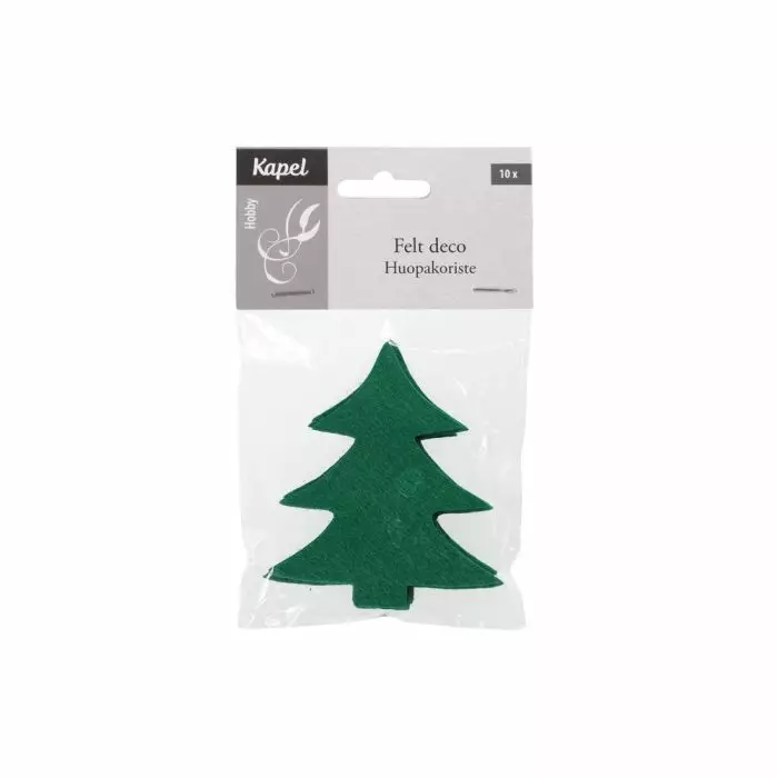 Kapel huopakoriste kuusi 10kpl - Jouluaskartelu - 6410416515755 - 1