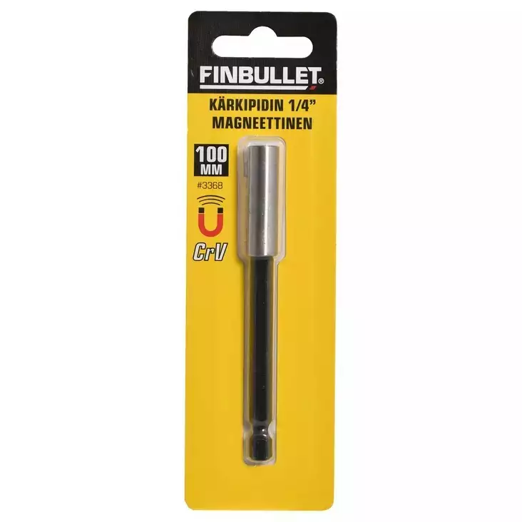 Kärkipidin 1/4" 100mm CrV magneettinen - Ruuvauskärjet - 6438152033685 - 1
