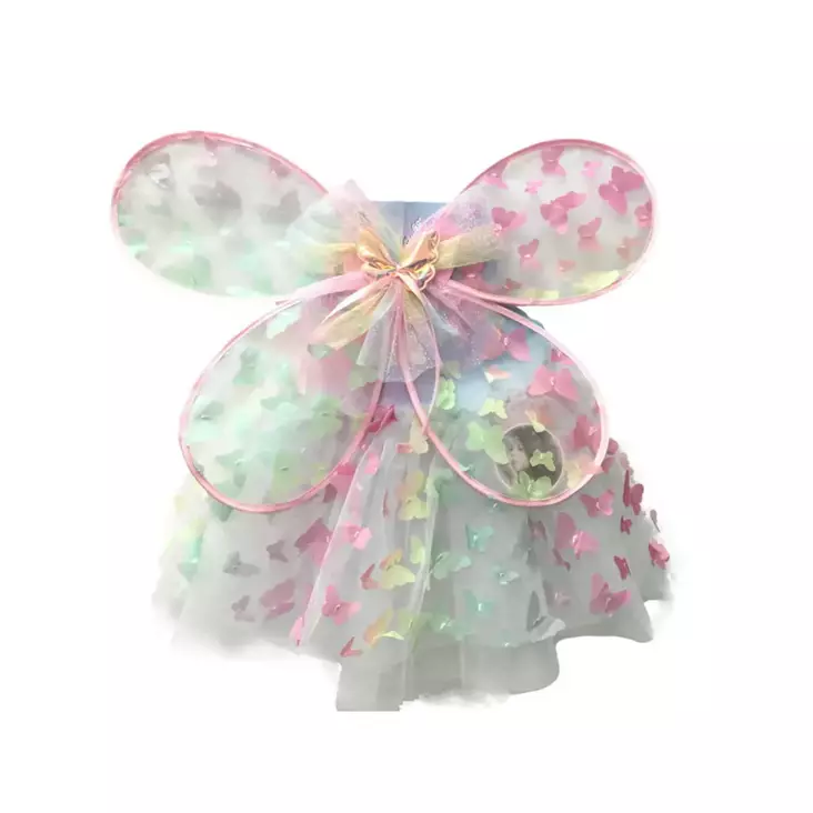 Keijuasu perhoskoristeilla - Kotileikit ja roolileikit - 6438484012945 - 1