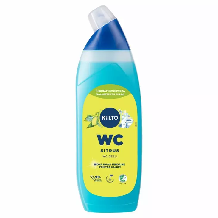 Kiilto WC-geeli Sitrus 750ml - Kodin pesuaineet - 6417964579475 - 1