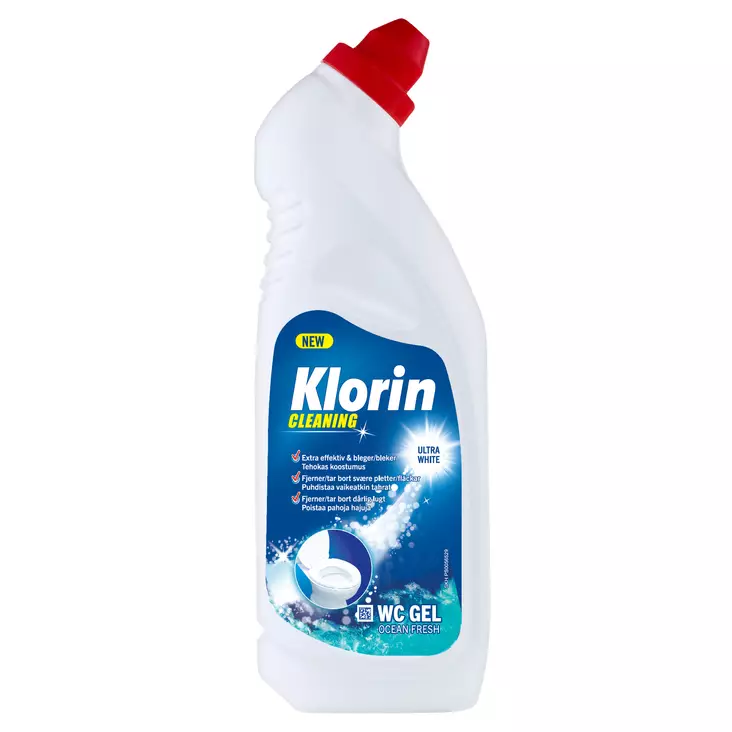 Klorin Cleaning Ocean Fresh wc-geeli 750 - Kodin pesuaineet - 8718951642065 - 1