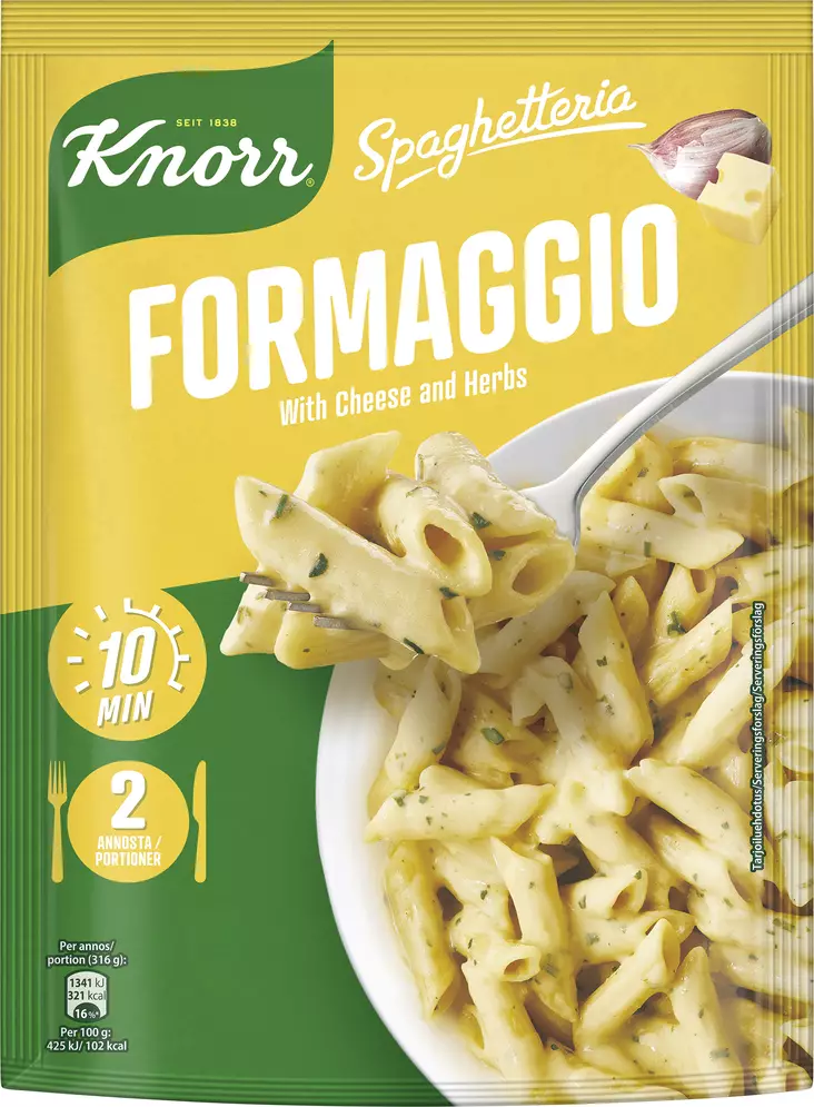 KNORR FORMAGGIO 157G - Kuivaruoka-aineet, keitot ja kastikkeet - 8711200349135 - 1