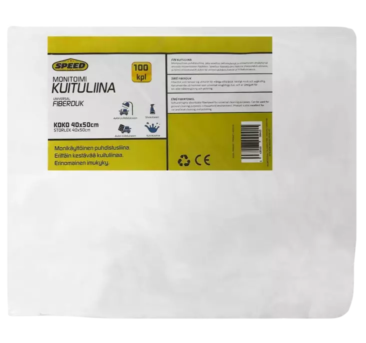 Kuituliina 40x50cm, 100kpl - Liinat ja levittimet - 6438168099415 - 1