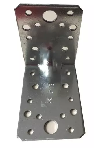 Kulmalevy 90x90x65x2mm vahvistettu - Kulmaraudat ja naulauslevyt - 4260063023545 - 1