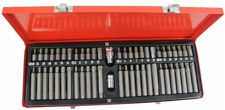 Kuusiokolo/torx/XZN kärkisarja 54-os. - Hylsysarjat - 6430032159485 - 1