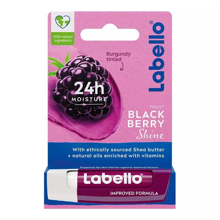 Labello 4,8g huulivoide Blackberry Shine - Huulivoiteet - 4005900982605 - 2
