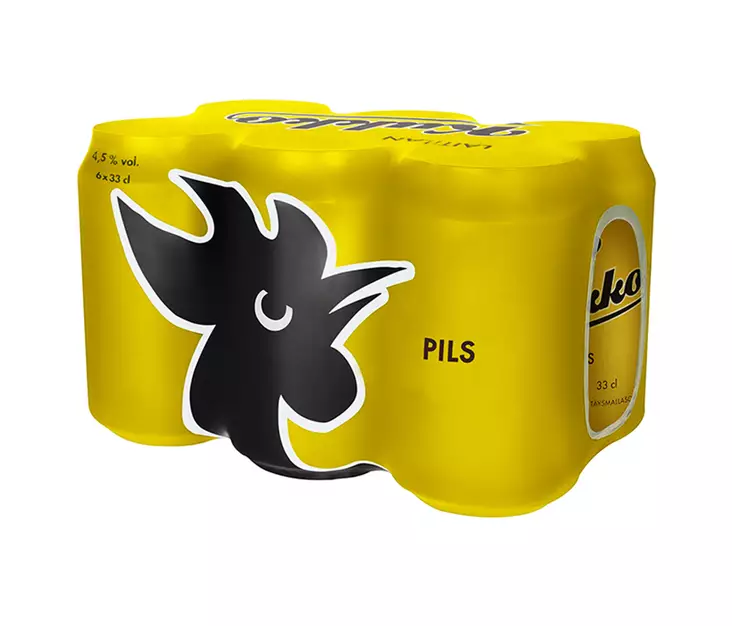 LAITILAN KUKKO PILS 6-PACK 4,5% - Kissat - 6418654204455 - 1